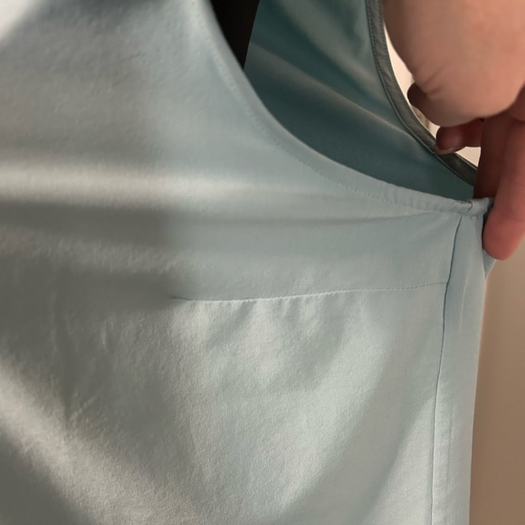 Eddie Bauer sleeveless top, size XL, beautiful pale blue/green color. - Picture 5 of 7